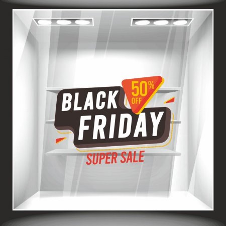 Αυτοκόλλητο Εκπτώσεων - Black Friday 93